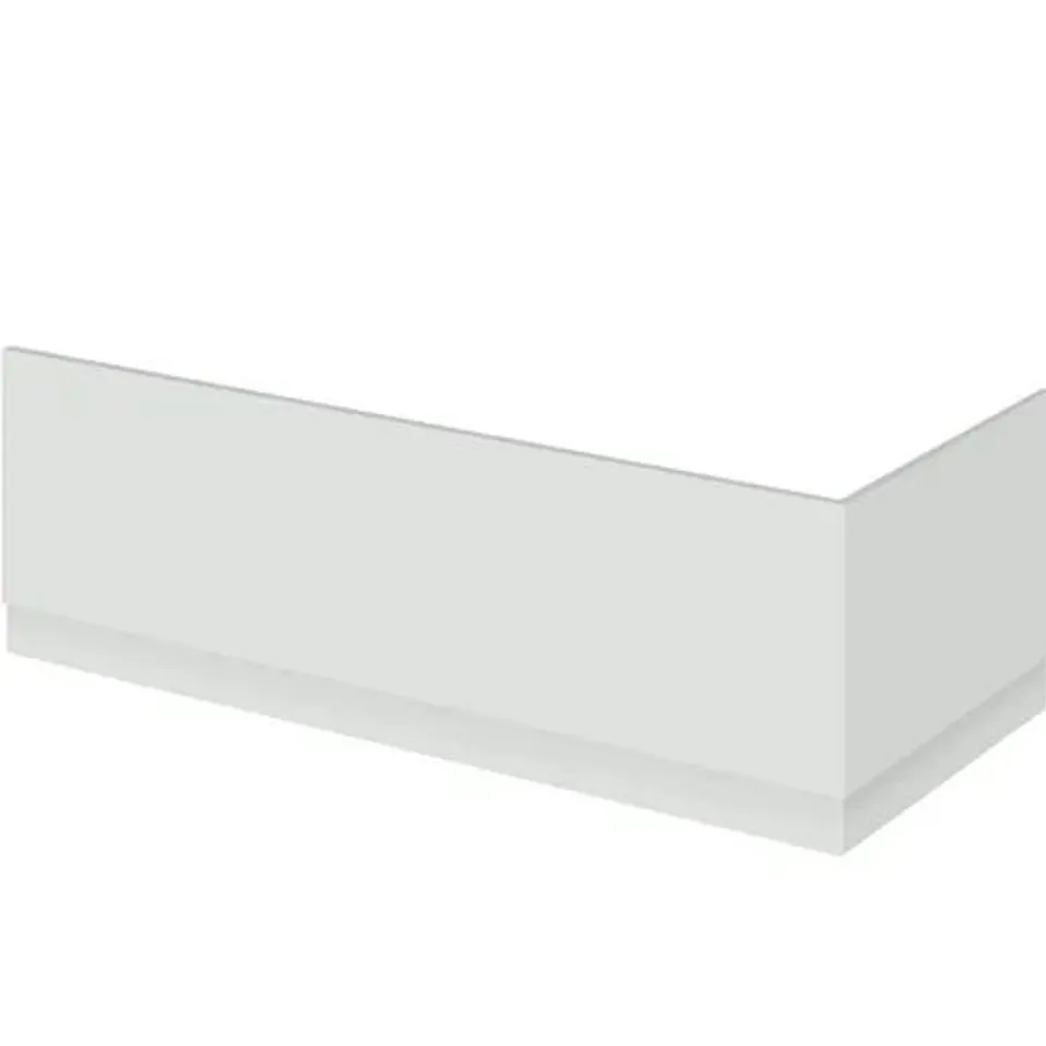 BOXED 1700MM SHOWER BATH PANEL - GLOSS WHITE (1 BOX)