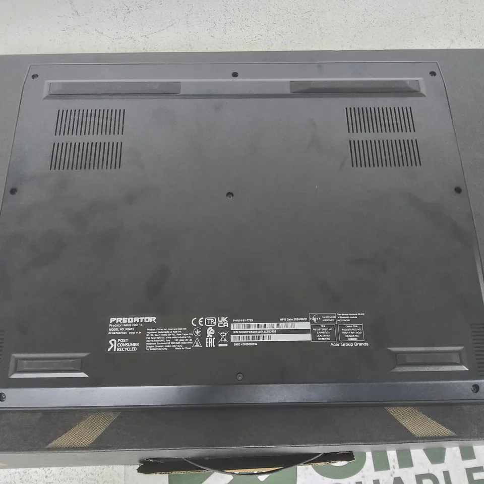 BOXED PREDATOR HELIOS NEO 14 INTEL ULTRA 7 GEFORCE RTX 4060 8GB VRAM 16BG LPDDR5X RAM LAPTOP IN ABYSSAL BLACK - PHN14-51-77Z6