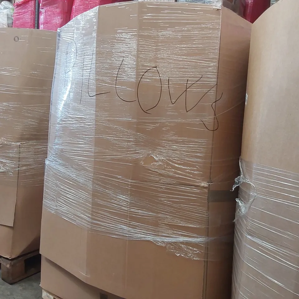 PALLET TO CONTAIN A LARGE ASSORTMENT OF PILLOWS, CUSHIONS AND RELATED PRODUCTS 