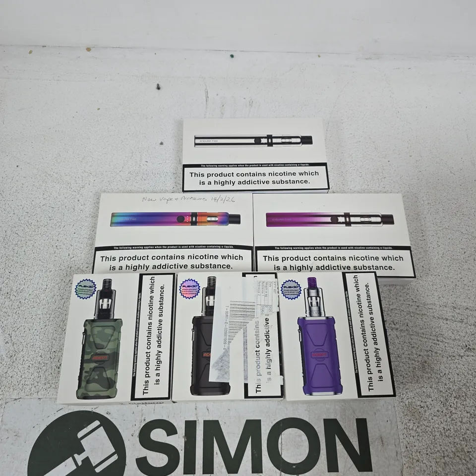 APPROXIMATELY 20 ASSORTED INNOKIN E-CIG PRODUCTS AND ACCESSORIES IN VARIOUS COLOURS SIZES AND STYLES