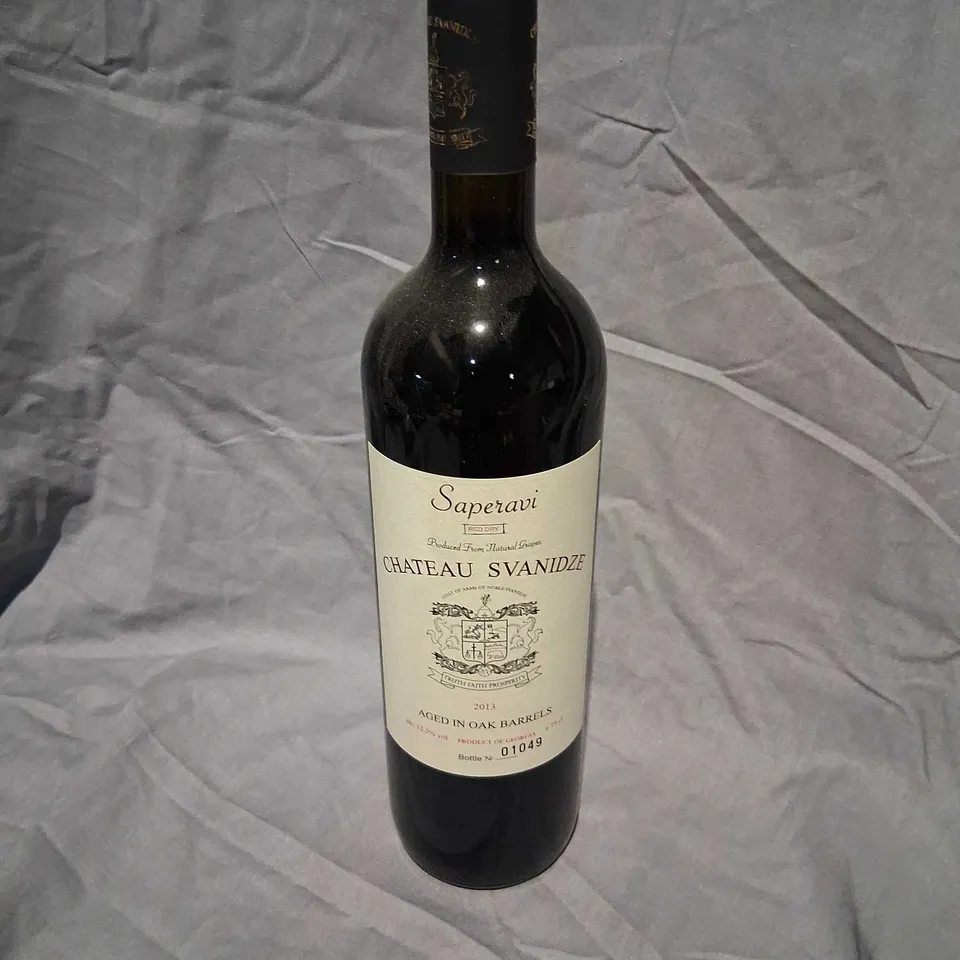 CHATEAU SVANIDZE SAPERAVI 2013 – GEORGIAN RED WINE (1 BOTTLE), AGED IN OAK BARRELS