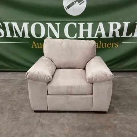 ELIZA FABRIC ARMCHAIR - BEIGE