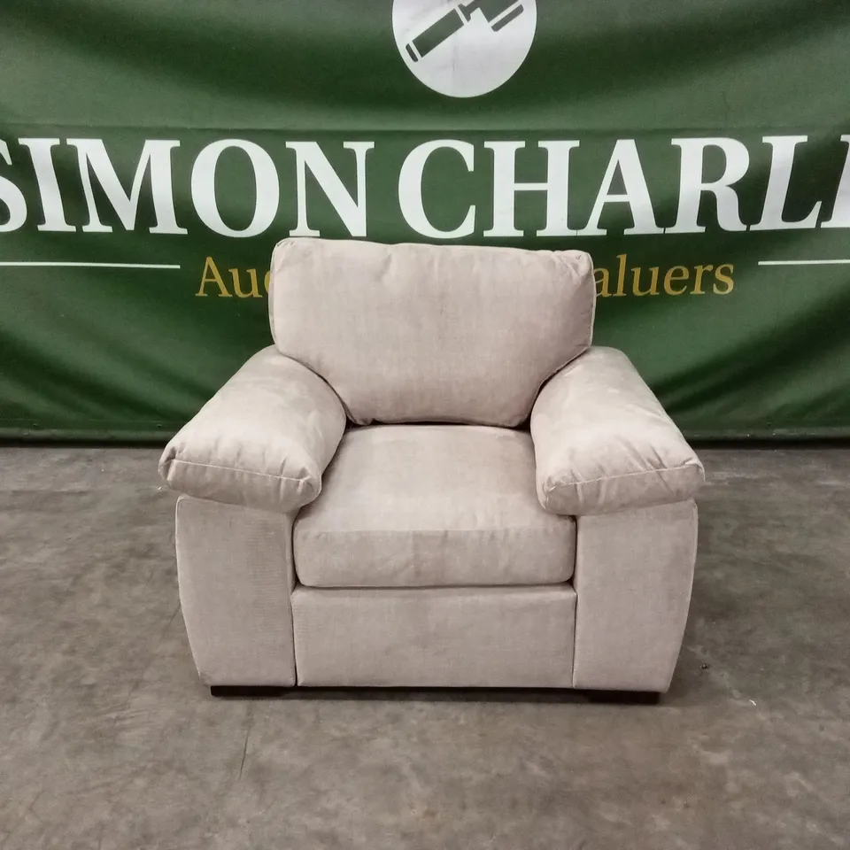 ELIZA FABRIC ARMCHAIR - BEIGE RRP £499