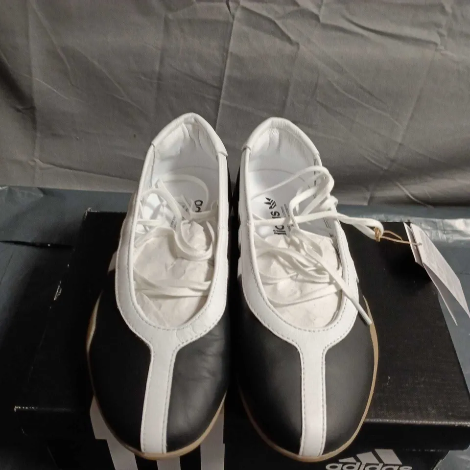 BOXED PAIR OF ADIDAS TAEKWONDO BALLET SHOES - UK SIZE 6.5