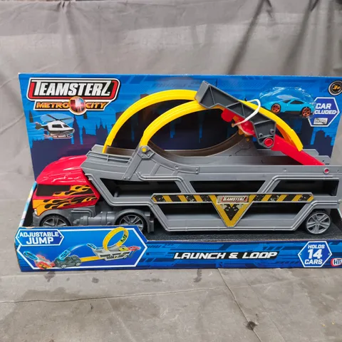 TEAMSTERZ LAUNCH & LOOP METRO CITY CAR SET – BOXED (HOLDS 14 CARS)