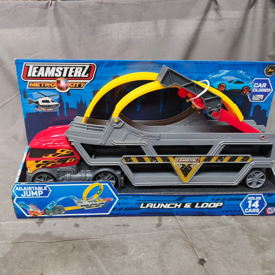 TEAMSTERZ LAUNCH & LOOP METRO CITY CAR SET – BOXED (HOLDS 14 CARS)