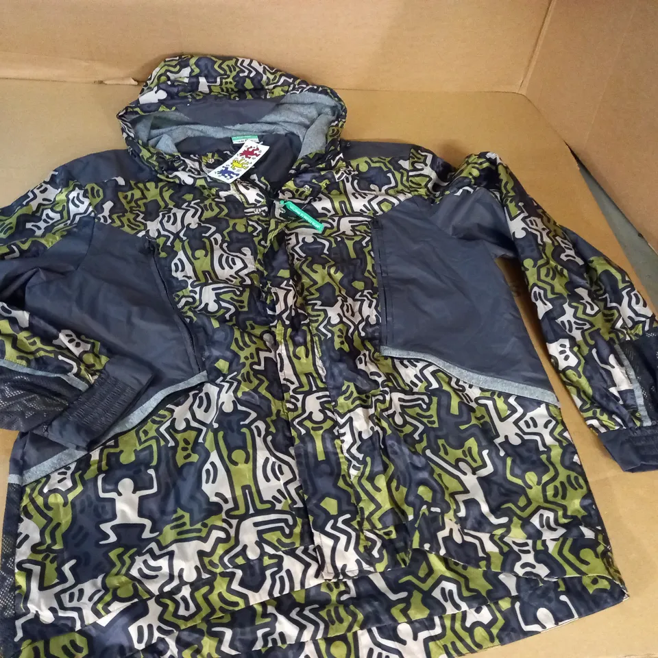 UNITED COLOURS OF BENETTON KEITH HARING LIGHTWEIGHT JACKET - L