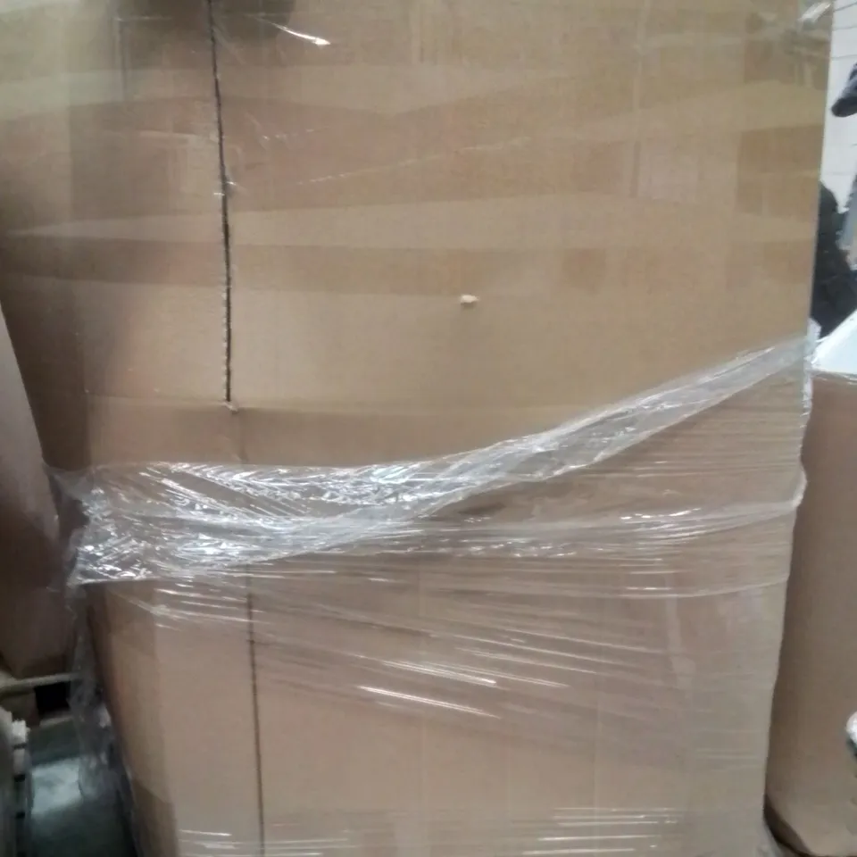 PALLET OF ASSORTED HOUSEHOLD GOODS AND PRODUCTS TO INCLUDE;IRONING BOARD,PARASOL,CAMPING CHAIRS