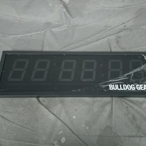 BULLDOG GEAR I-TIMER 6-DIGIT LED CLOCK – 4 INCH DISPLAY