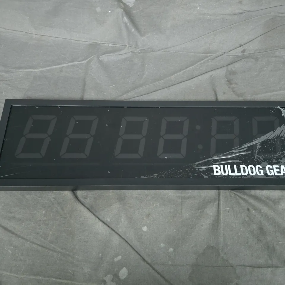BULLDOG GEAR I-TIMER 6-DIGIT LED CLOCK – 4 INCH DISPLAY