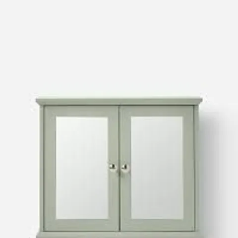 BOXED JULPIA KNIGHTON DOUBLE MIRROR CABINET - SAGE 
