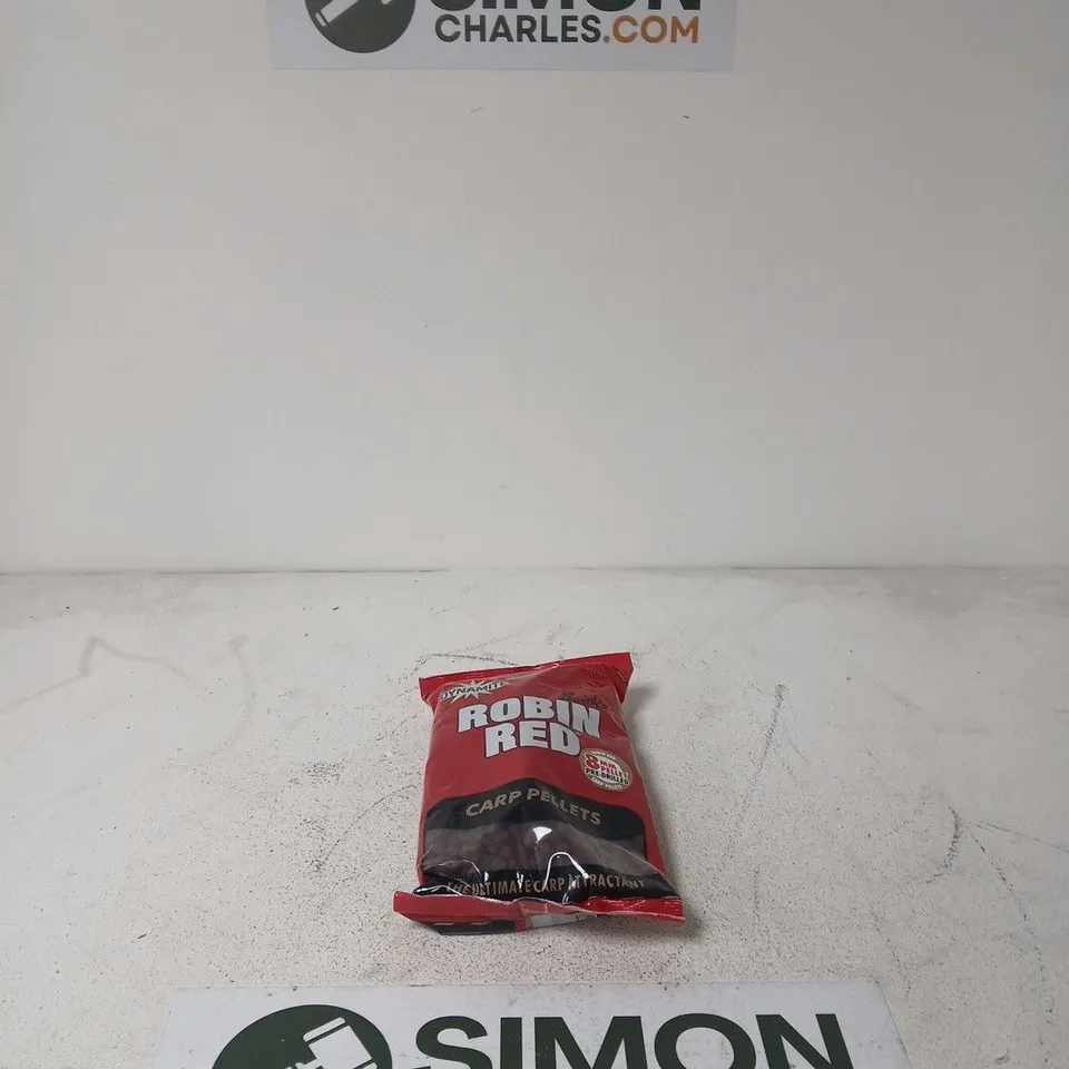 DYNAMITE ROBIN RED CARP PELLETS – 8MM PRE-DRILLED PELLETS, RED PACKET - BB 06/2029
