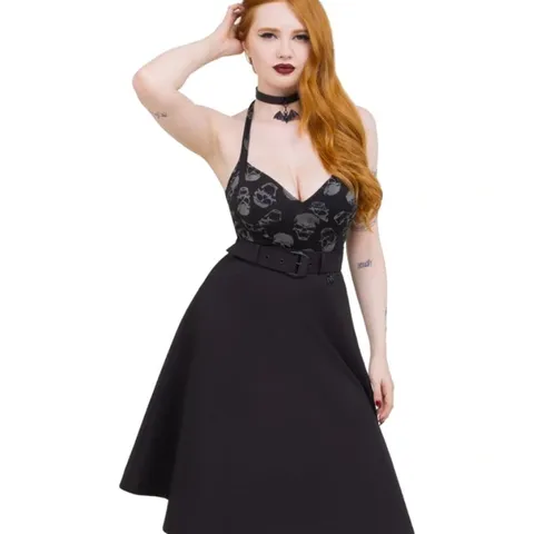 FIVE BRAND NEW KILLSTAR - VOODOO HONEY - BLACK WOMEN'S SKIRT