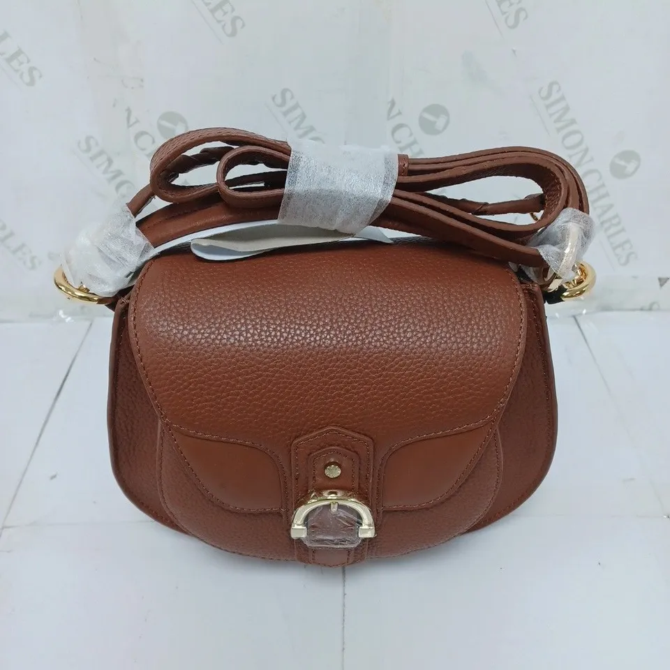 PAUL COSTELLOE DRESSAGE HANDBAG IN BROWN