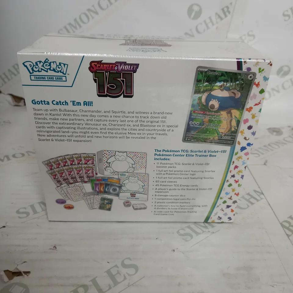 POKEMON TRADING CARD GAME - SCARLET AND VIOLET - ELITE TRAINER BOX
