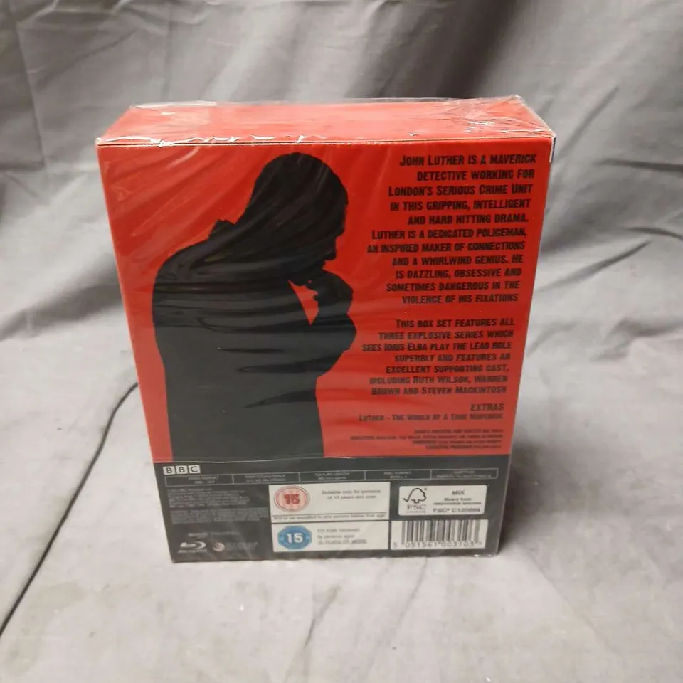 SEALED LUTHER: SERIES 1-3 BLU-RAY BOX SET – IDRIS ELBA (BBC)