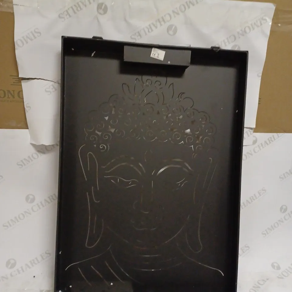 INNOVATORS SOLAR LED PEACEFUL BUDDHA WALL DECOR