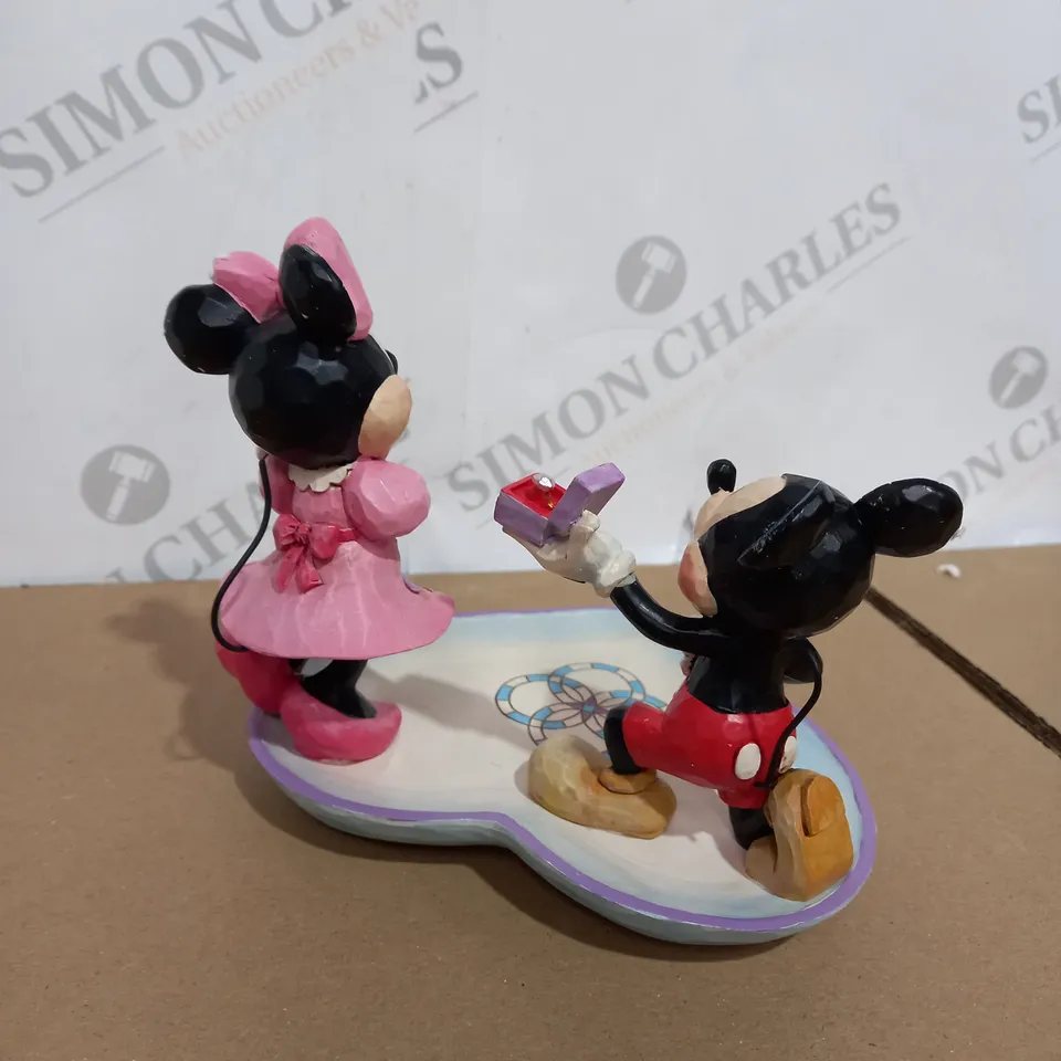 DISNEY MICKEY AND MINNIE MOUSE DECORATIVE ORNAMENT PIECE 