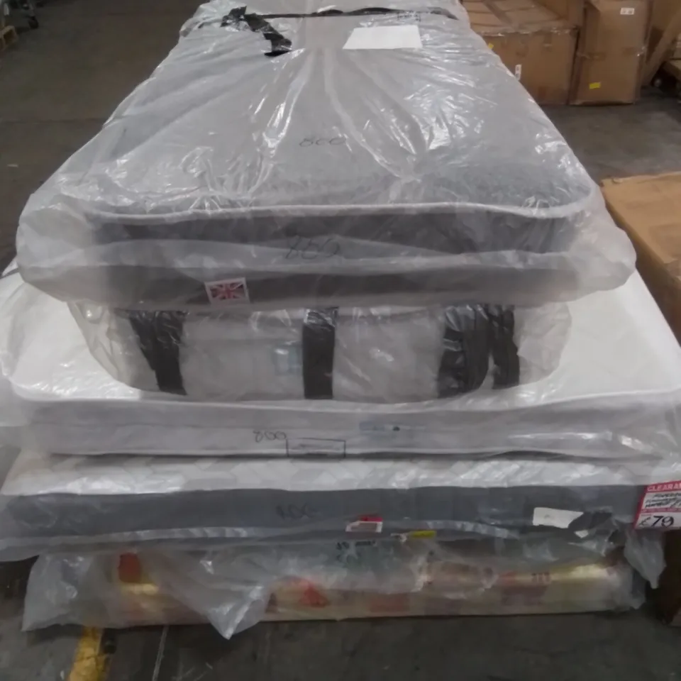 APPROXIMATELY 6 X ASSORTED MATTRESSES. SIZES, BRANDS AND CONDITIONS VARY 