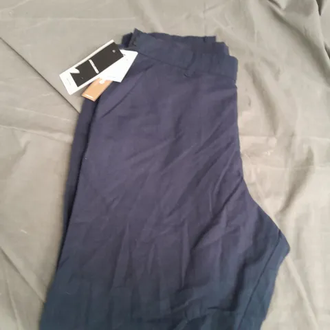 JACK & JONES LINEN BLEND TROUSERS NAVY SIZE 32/30IN