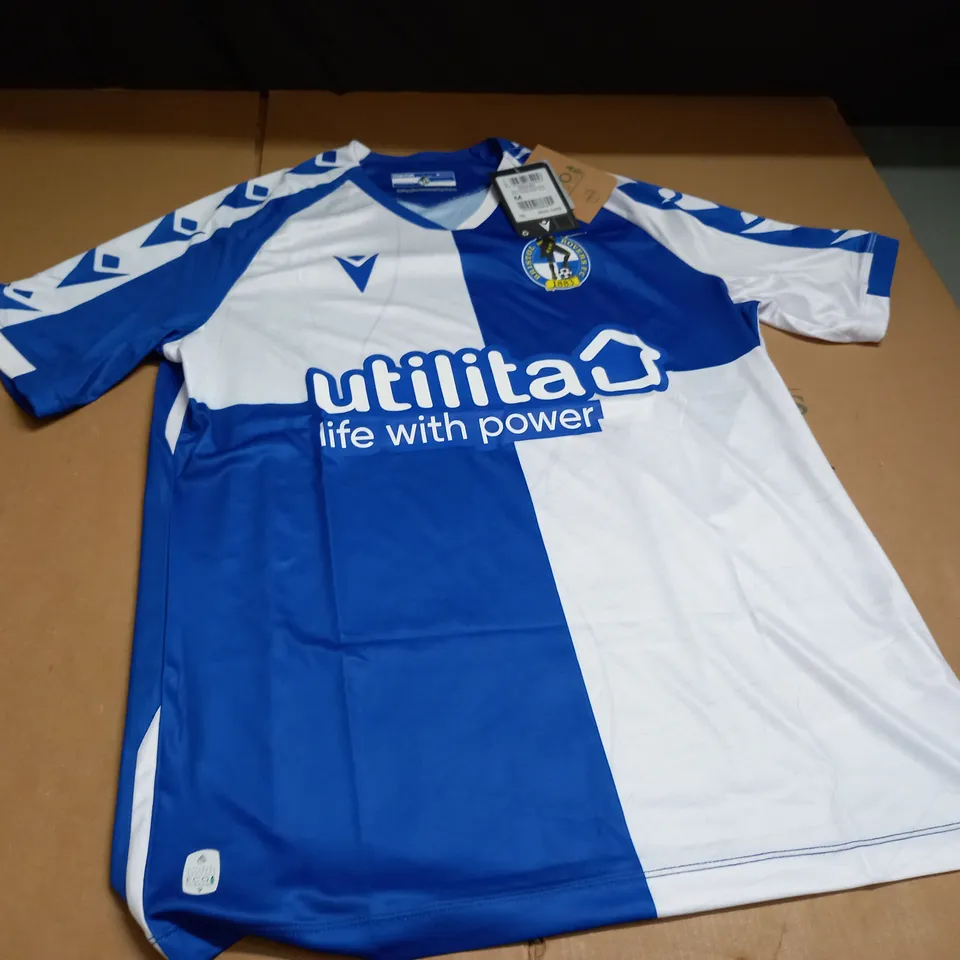 BRISTOL ROVERS F.C. SHORT SLEEVE HOME SHIRT - M