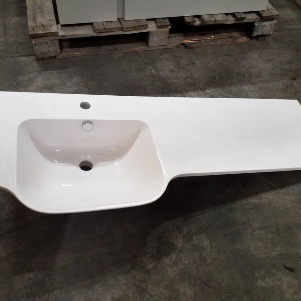 BRAND NEW BASIN WITH WORKTOP 1245×350MM