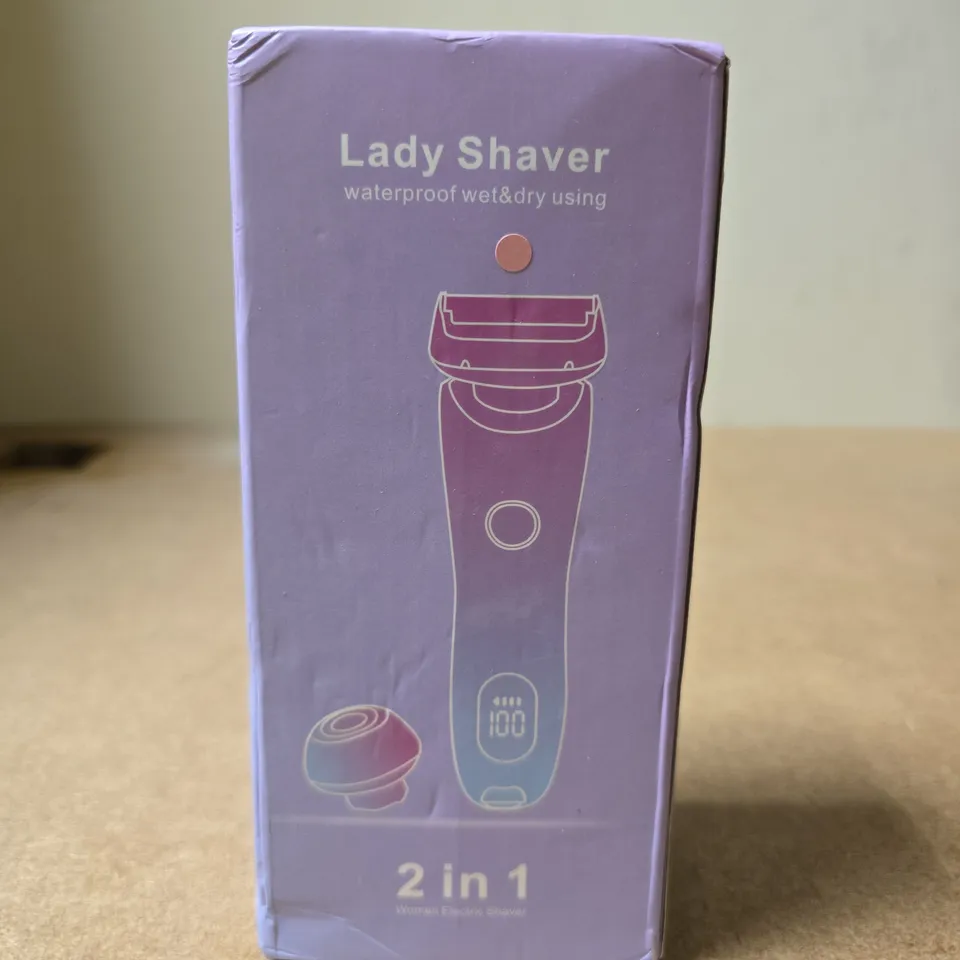 LADY SHAVER 2 IN 1 – WATERPROOF WET & DRY SHAVER