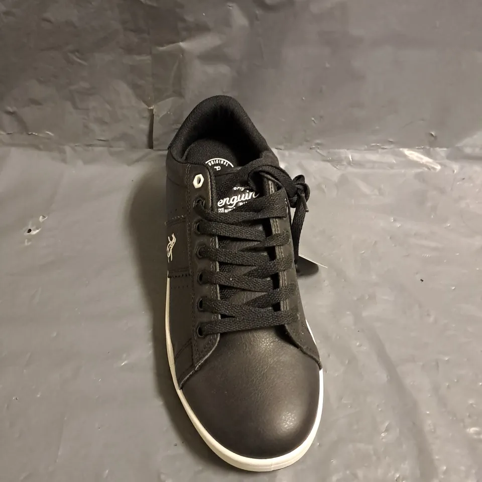 PAIR OF PENGUIN TRAINERS IN BLACK SIZE UK 7