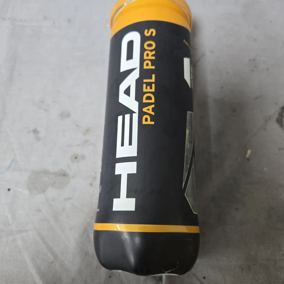 HEAD PADEL PRO S WORLD PADEL TOUR SET OF 3 BALLS 