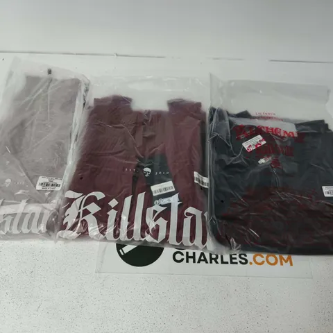 LOT OF APPROXIMATELY 55 BRAND NEW KILLSTAR CLOTHING ITEMS TO INCLUDE MORRIGAN MOON LONG SLEEVE TOPS AND DUSK EMPRESS KNIT OPS - VARIOUS SIZES