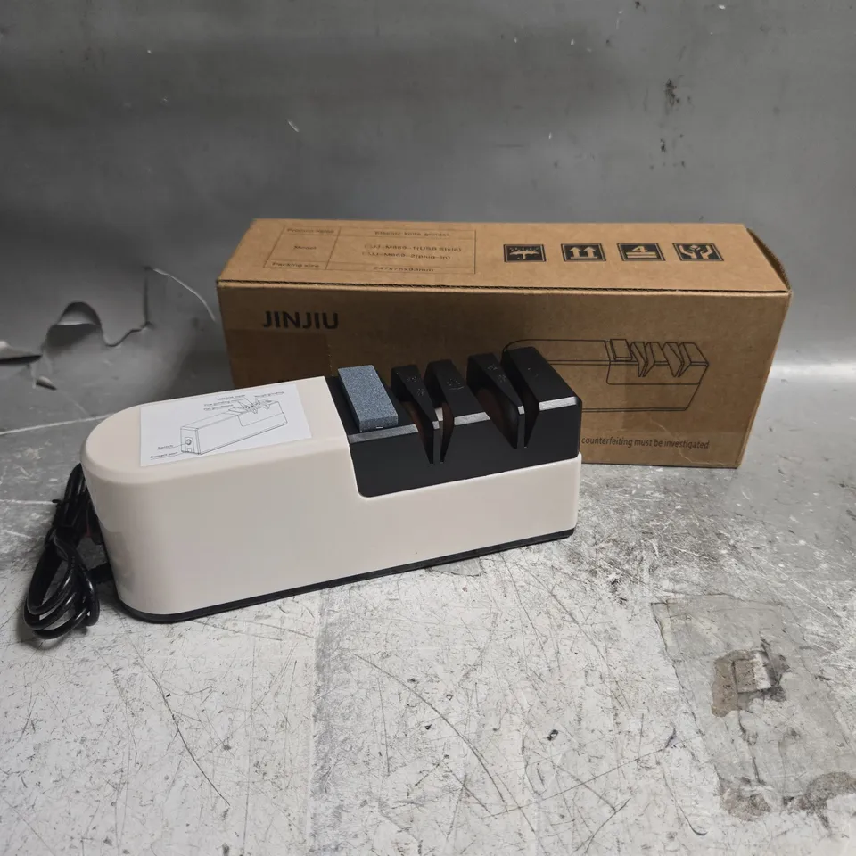 BOXED JINJIU ELECTRIC KNIFE SHARPENER 