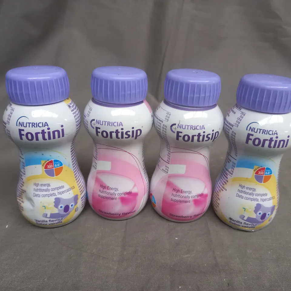 APPROXIMATELY 24 ASSORTED FOOD AND DRINK ITEMS TO INCLUDE NUTRICIA FORTINI- IN VARIOUS FLAVOURS - COLLECTION ONLY