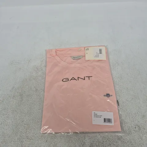 GANT REG SHIELD SS T-SHIRT β APRICOT PINK, UK SIZE L