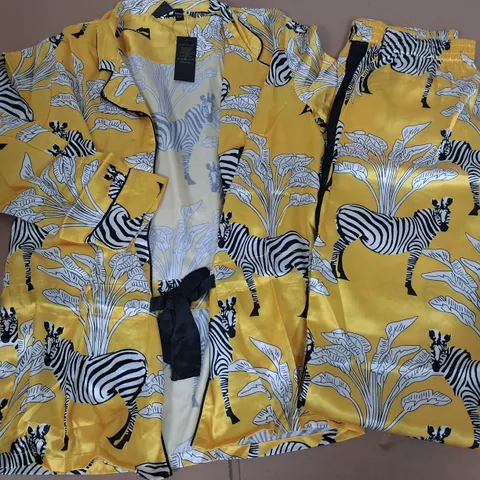 LOT OF 3 BRAND NEW DESTELLO ZEBRA THEMED PJ SETS - S/M