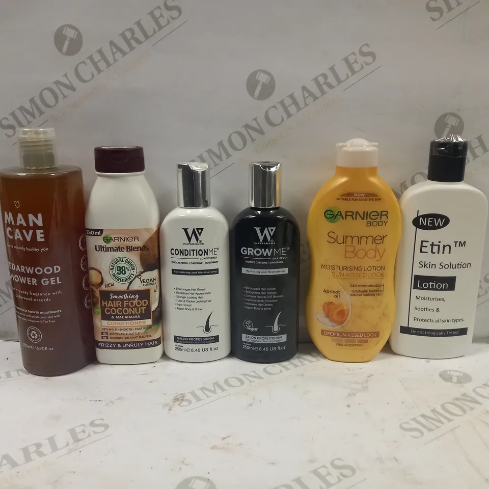 BOX TO CONTAIN APPROXIMATELY 25 ASSORTED LOTIONS, HAIR CARE & SKIN CARE PRODUCTS 