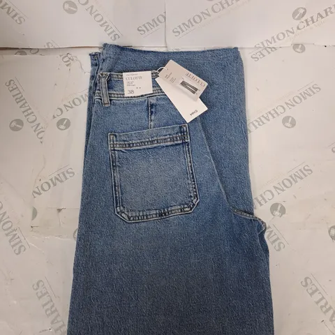 MNG CULOTTE HIGH WAIST DENIM JEANS SIZE 10