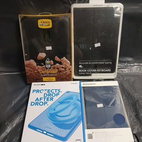 BOX OF APPROXIMATELY 10 ASSORTED TABLET CASES FOR VARIOUS MODELS