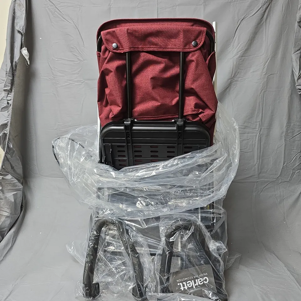 CARLETT COMFORT MOVE SHOPPING TROLLEY WITH SEAT & ACCESSORIES
