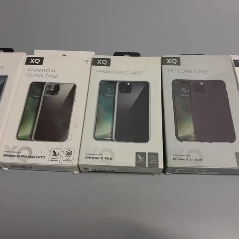 LOT OF 5 ASSORTED XQ PHONE CASES