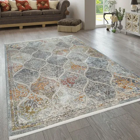 BRAND NEW BAGGED PACO HOME 323 PANDORA RUG - MULTI-COLOURED - 120 x 170cm