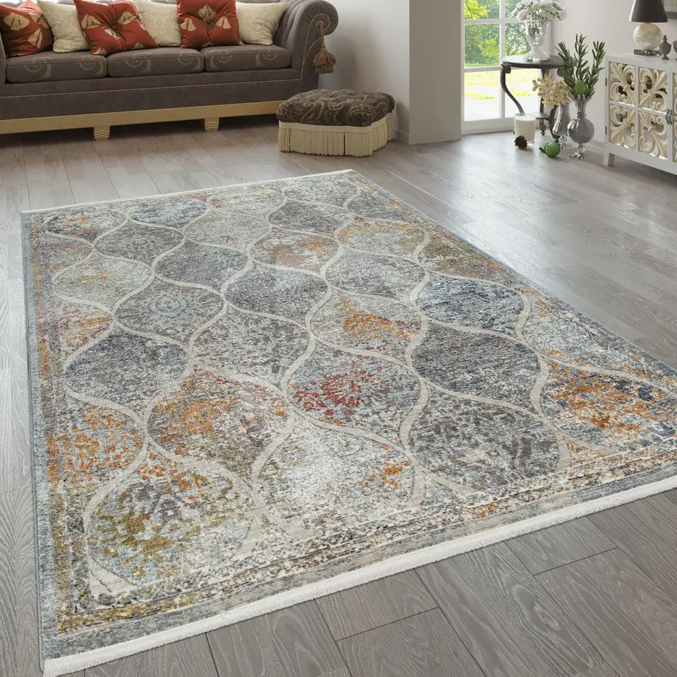 BRAND NEW BAGGED PACO HOME 323 PANDORA RUG - MULTI-COLOURED - 120 x 170cm