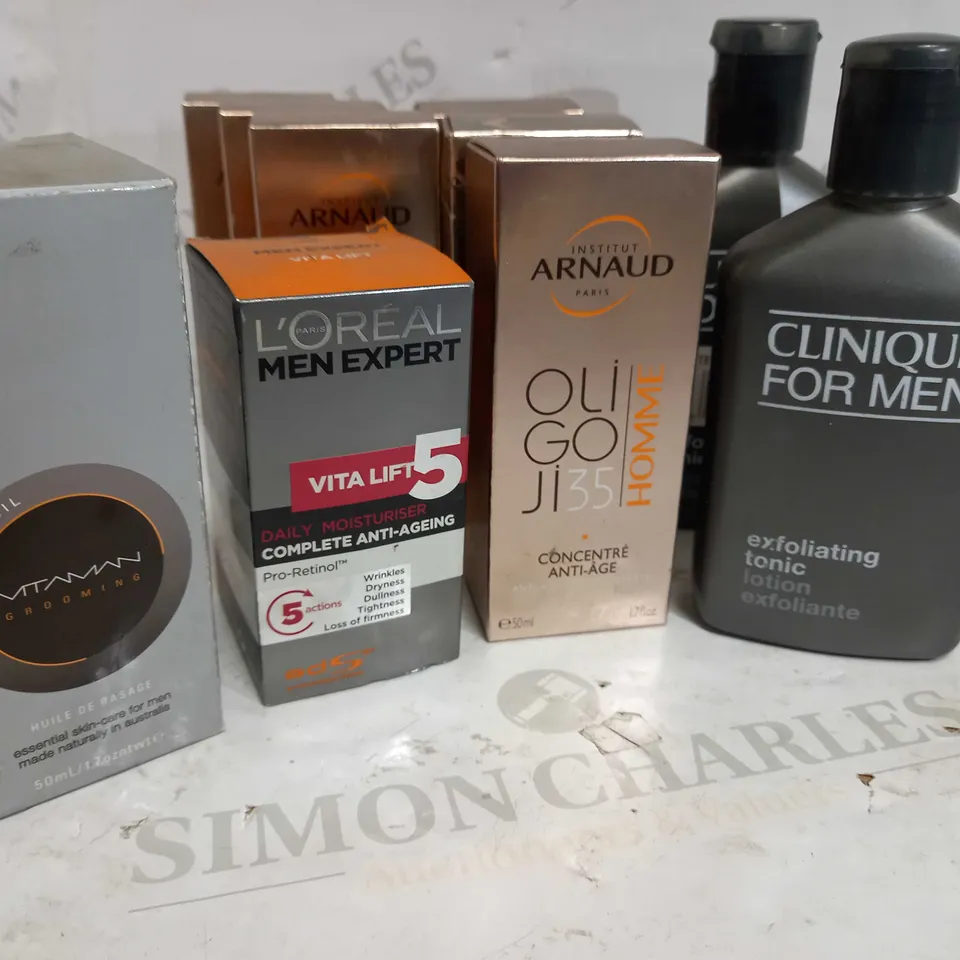 MENS FACIAL SKINCARE COLLECTION 10 ITEMS 