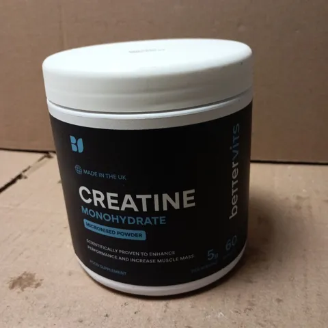 CREATINE MONOHYDRATE POWDER – MICRONISED, MADE IN THE UK 300G