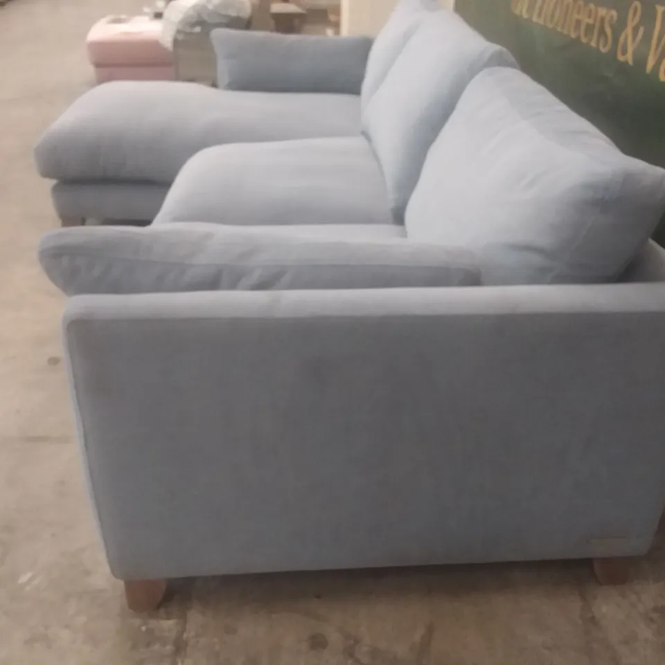 QUALITY BRITISH DESIGNER LOUNGE CO. PALOMA CHAISE END LHF GROUP EARL GREY 