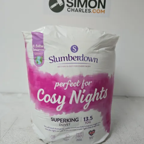 SLUMBERDOWN SUPERKING DUVET – 13.5 TOG