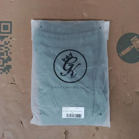 BAGGED GYM KING PRO LOGO VS JERSEY 6 SHORT IN FERN SIZE MEDIUM