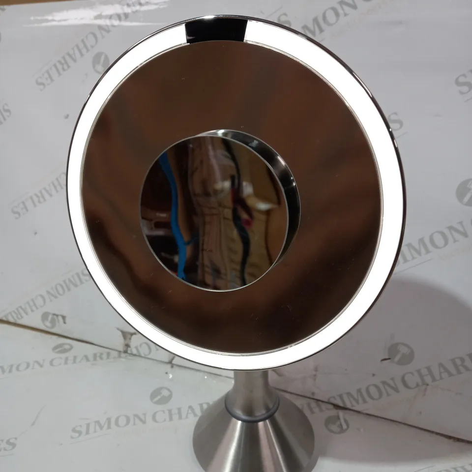 SIMPLEHUMAN 20CM SENSOR MIRROR WITH TOUCH-CONTROL BRIGHTNESS 10X MAG