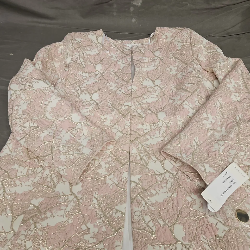 HELEN BERMAN LONDON JACQUARD JACKET - SIZE 18