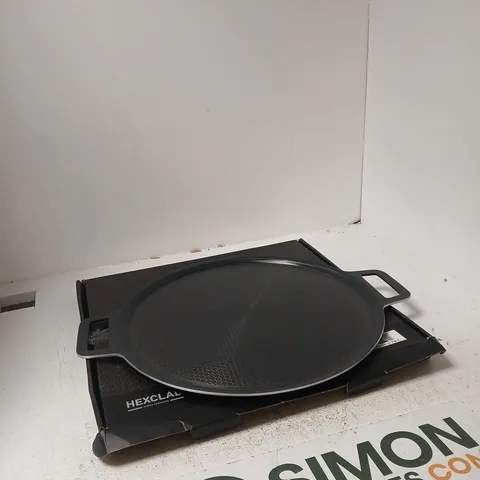 BOXED HEXCLAD HYBRID PIZZA STEEL PAN