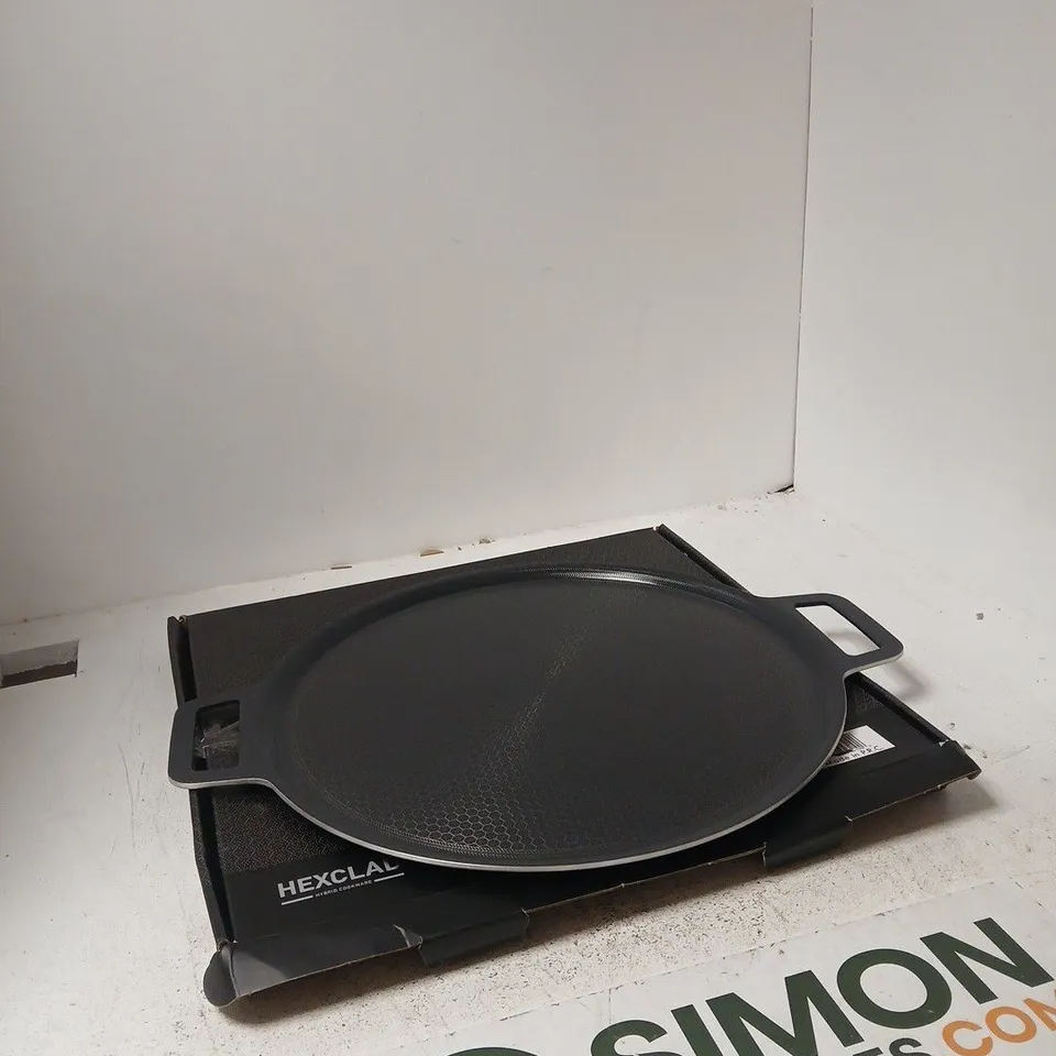BOXED HEXCLAD HYBRID PIZZA STEEL PAN